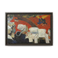 Gauguin, Paul - Vision of the Sermon (Jacob Wrestling with the Angel) (1888) - Matte Canvas, Framed