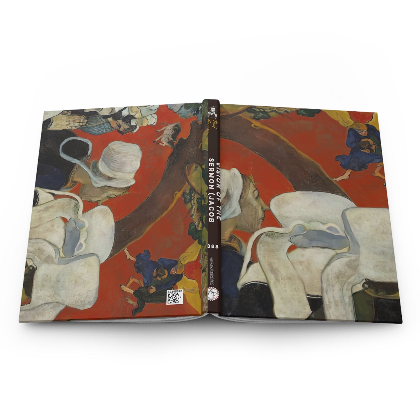 Gauguin, Paul - Vision of the Sermon (Jacob Wrestling with the Angel) (1888) - Hardcover Journal Matte