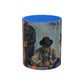 Cézanne, Paul - The Card Players (1892) - Colorful Accent Mugs