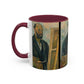 Cézanne, Paul - Portrait of the Artist with a Palette (1890) - Colorful Accent Mugs
