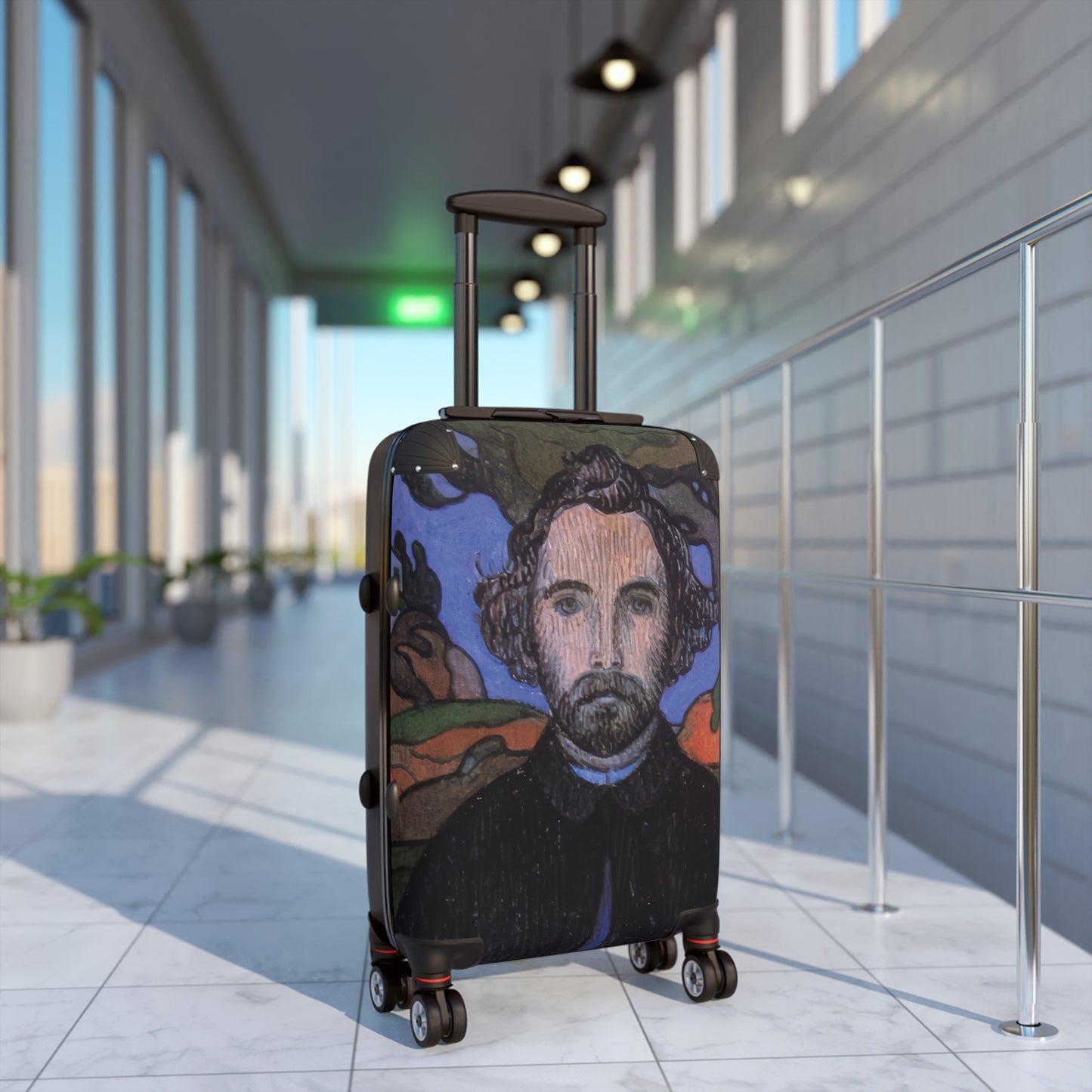 Filiger, Charles - Portrait of Emile Bernard (1893) - Suitcase