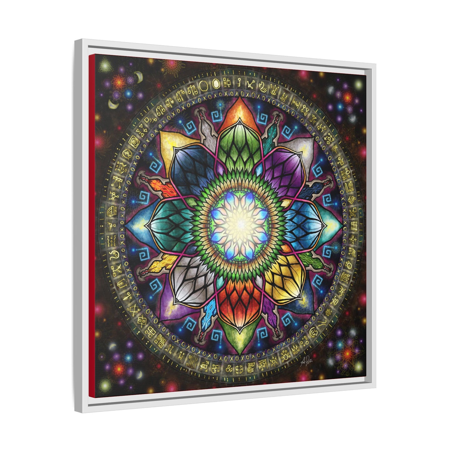 Matte Canvas, Framed (Multi-color)