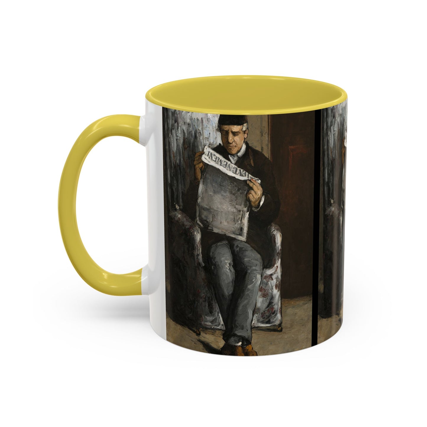 Cézanne, Paul - The Artist’s Father (1866) - Colorful Accent Mugs