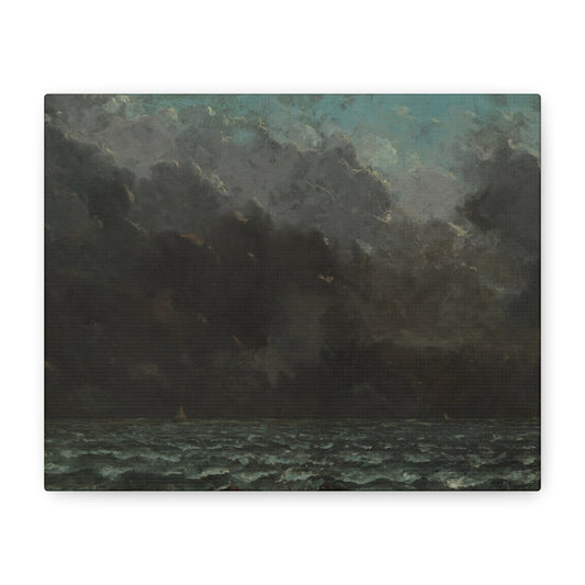 Courbet, Gustave - The Sea (1865) - Canvas Block, unframed