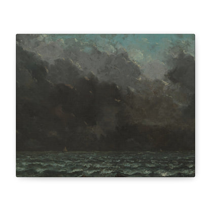Courbet, Gustave - The Sea (1865) - Canvas Block, unframed