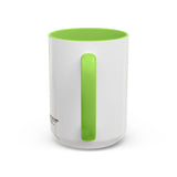 AdamPacio.com - Black Logo - Colorful Accent Mugs