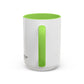 AdamPacio.com - Black Logo - Colorful Accent Mugs