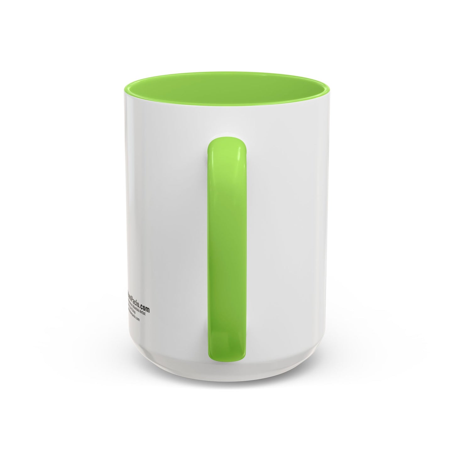 AdamPacio.com - Black Logo - Colorful Accent Mugs