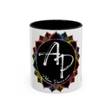 AdamPacio.com - Black Logo - Colorful Accent Mugs