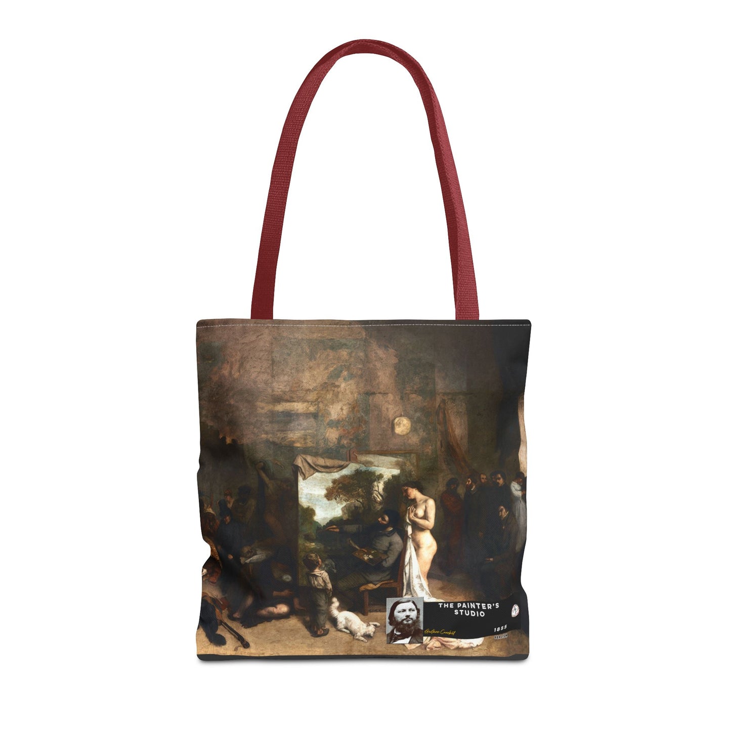 Courbet, Gustave - The Painter’s Studio (1855) - Tote Bag