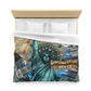 Pacio, Adam - Liberty Mandala - Microfiber Duvet Cover