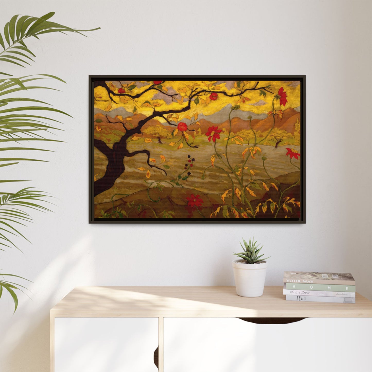 Ranson, Paul - Apple Tree with Red Fruit (1902) - Matte Canvas, Framed