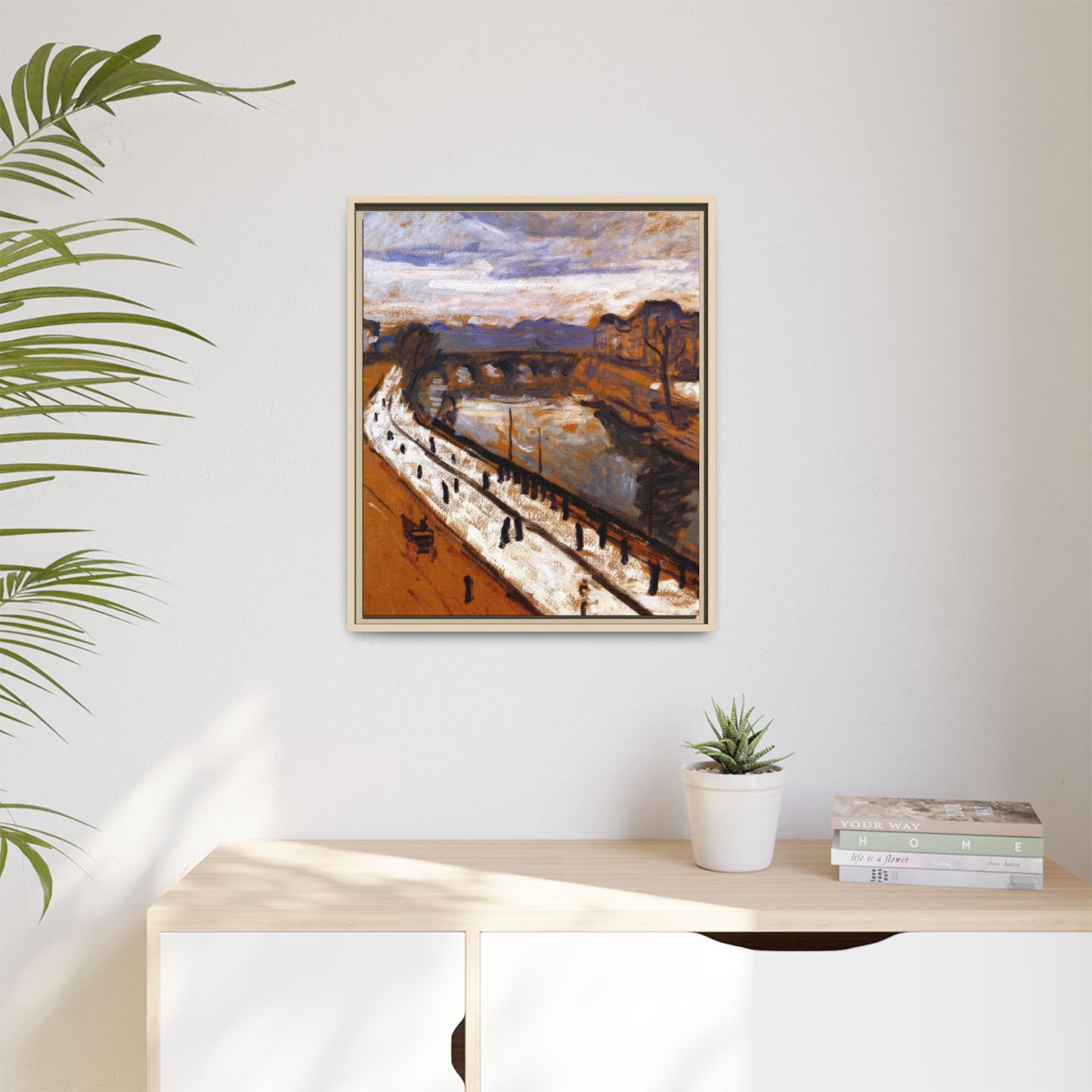 Marquet, Albert - Quai des Grands-Augustins (1905) - Matte Canvas, Framed