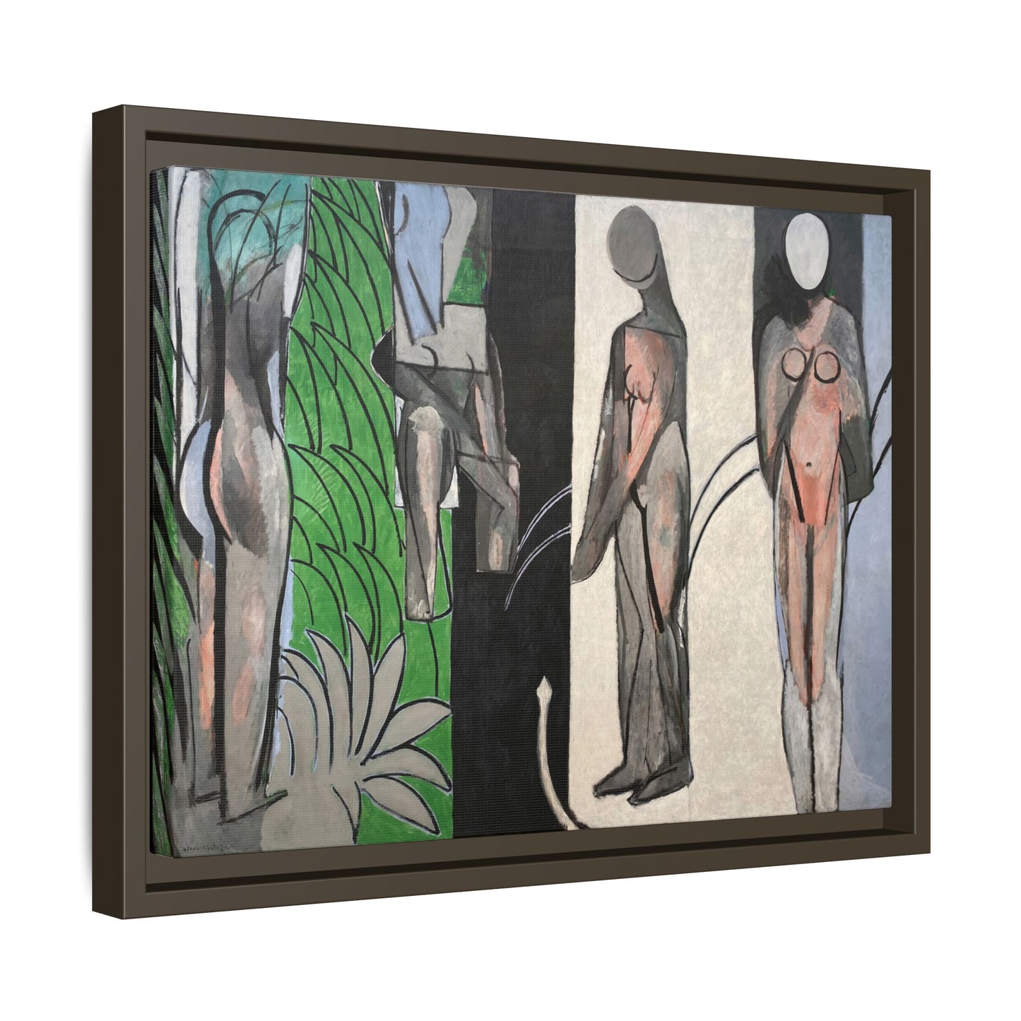 Matisse, Henri - Bathers by a River (1917) - Matte Canvas, Framed
