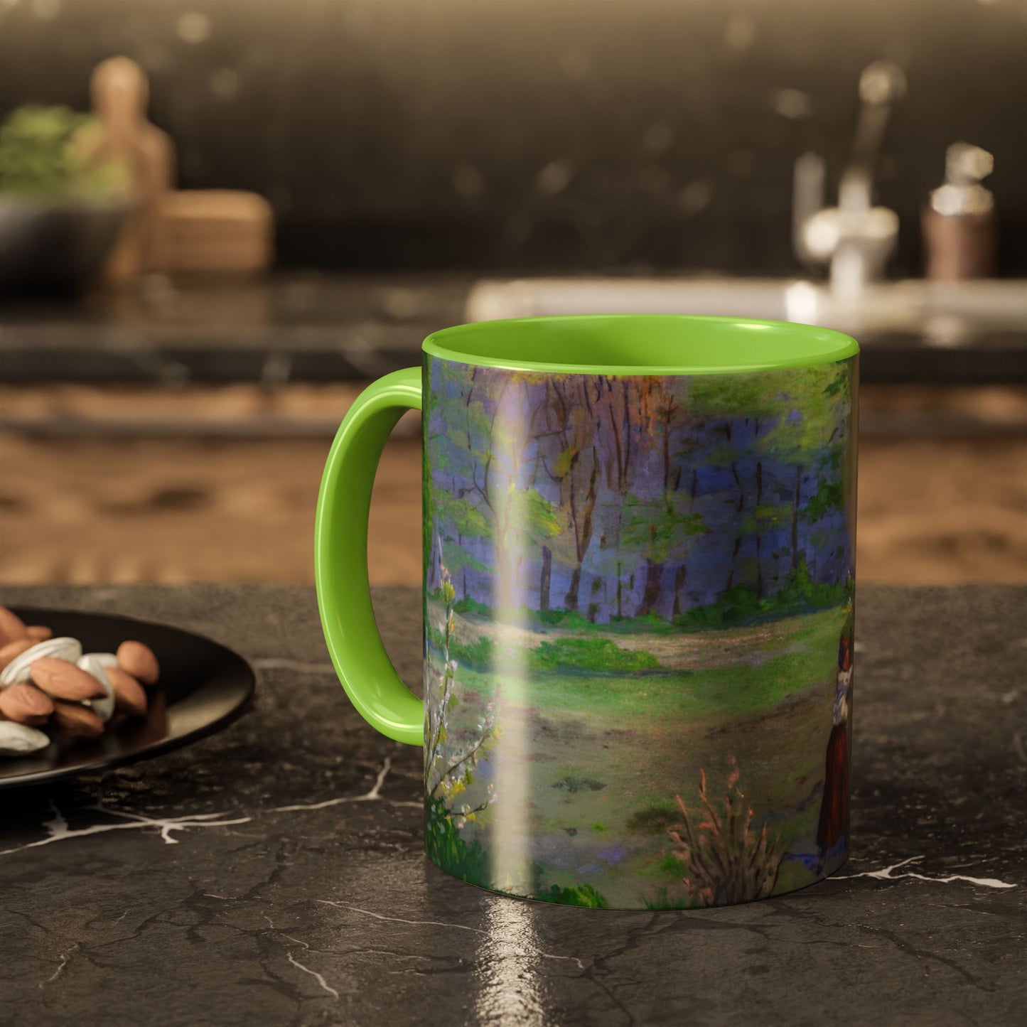 Ranson, Paul - Picking Flowers (1890) - Colorful Accent Mugs