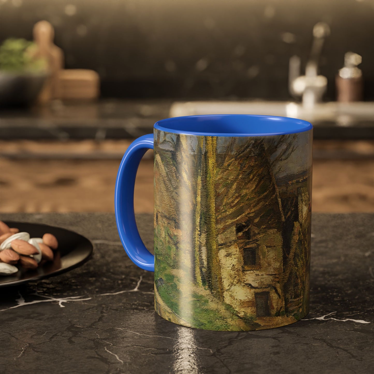 Cézanne, Paul - The House of the Hanged Man, Auvers-sur-Oise (1874) - Colorful Accent Mugs