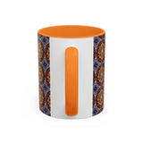 Solar Disc Mandala - Colorful Accent Mugs