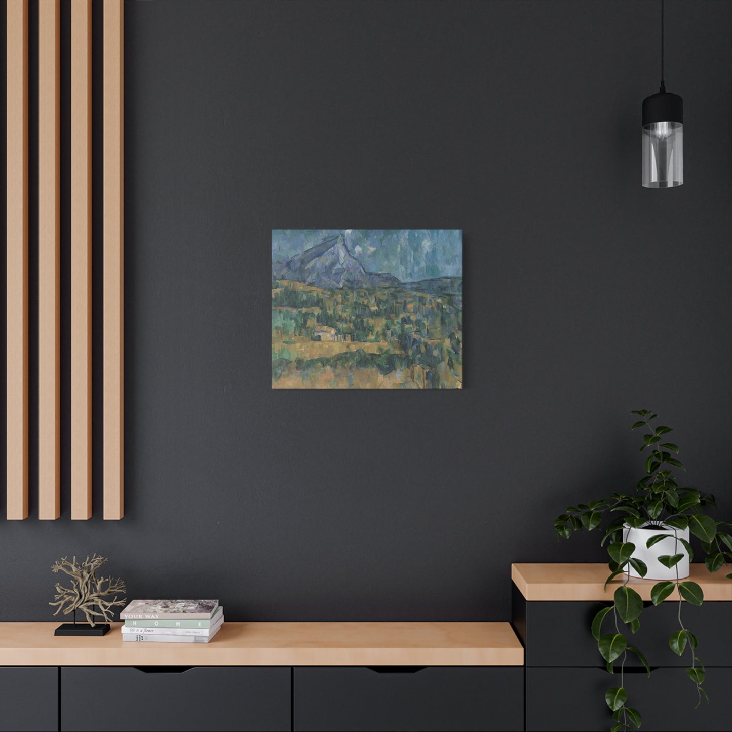 Cézanne, Paul - Mont Sainte-Victoire (1902) - Canvas Block, unframed