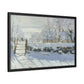 Monet, Claude - The Magpie (1868) - Matte Canvas, Framed
