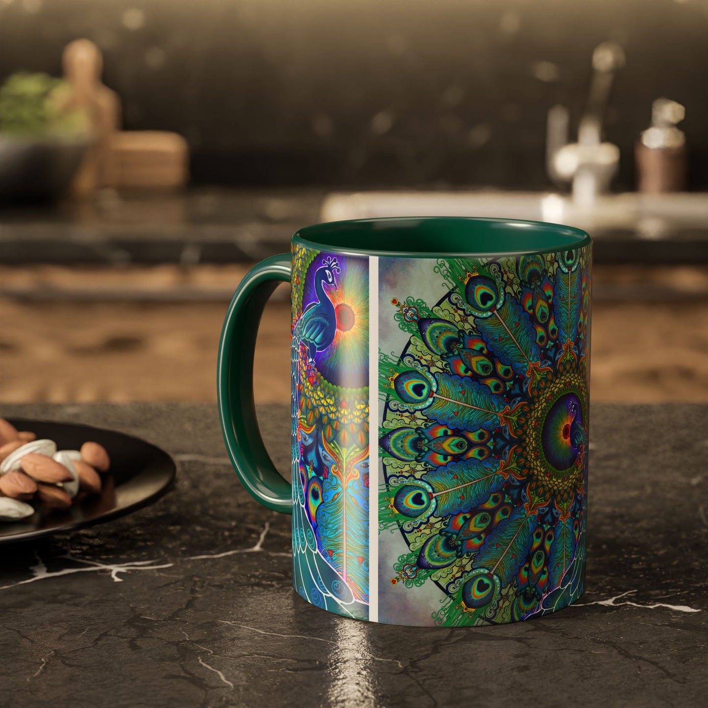Pacio, Adam - Melek Taus Mandala - Colorful Accent Mugs