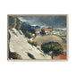 Cézanne, Paul - L’Estaque, Melting Snow (1870) - Matte Canvas, Framed