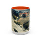 Cézanne, Paul - A Modern Olympia (1874) - Colorful Accent Mugs