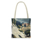 Cézanne, Paul - L’Estaque, Melting Snow (1870) - Tote Bag