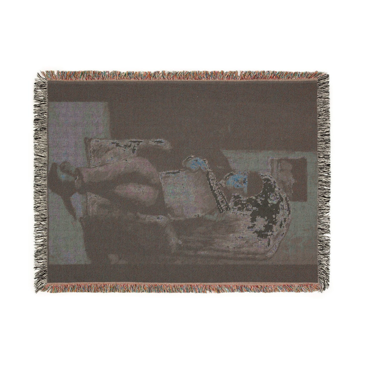 Cézanne, Paul - The Artist’s Father (1866) - Woven Blanket