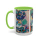 Matisse, Henri - Woman with a Hat (1905) - Colorful Accent Mugs