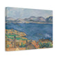 Cézanne, Paul - The Bay of Marseille, Seen from L'Estaque (1885) - Canvas Block, unframed