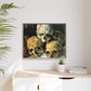 Cézanne, Paul - Pyramid of Skulls (1901) - Matte Canvas, Framed