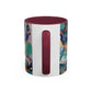 Matisse, Henri - Woman with a Hat (1905) - Colorful Accent Mugs