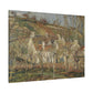 Pissarro, Camille - Red Roofs, Corner of a Village in Winter (1877) - Canvas Block, unframed