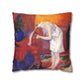 Ranson, Paul - The Golden Head of Hair (1909) - Suede Square Pillowcase
