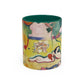 Matisse, Henri - The Joy of Life (1905) - Colorful Accent Mugs