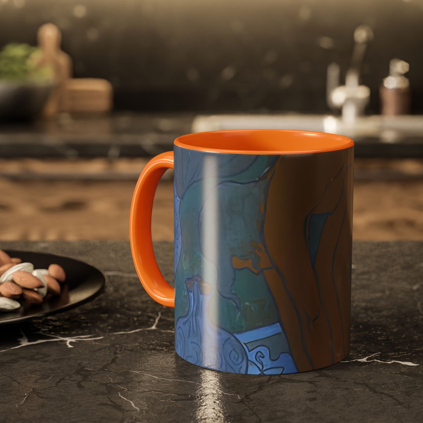 Ranson, Paul - The Blue Bather (1891) - Colorful Accent Mugs