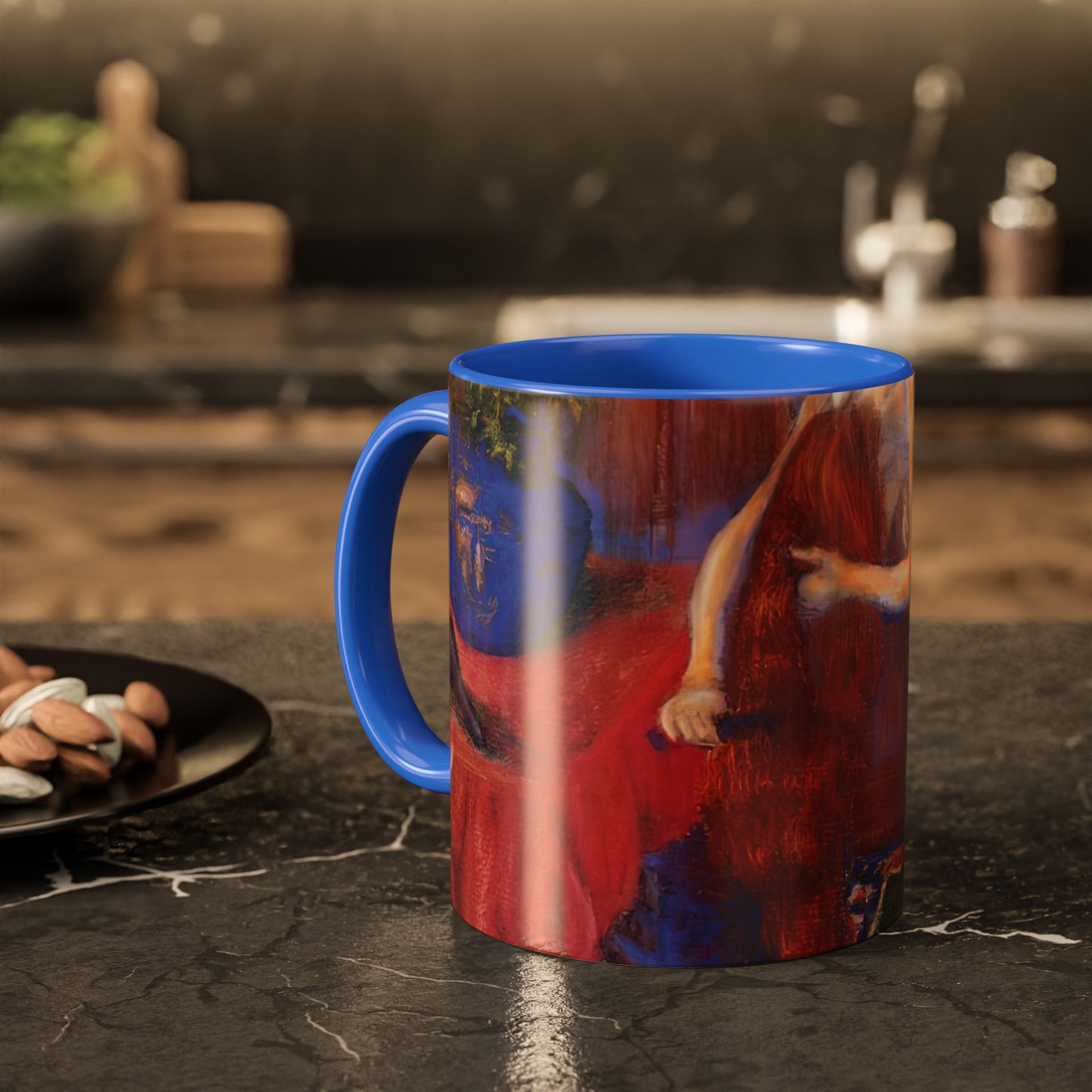 Ranson, Paul - The Golden Head of Hair (1909) - Colorful Accent Mugs
