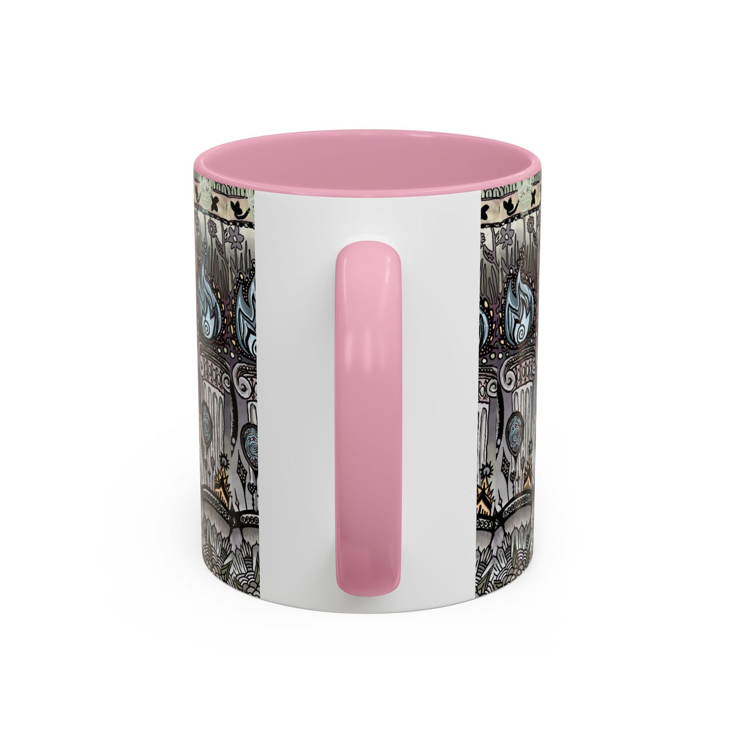 Pacio, Adam - Memento Mori Mandala - Colorful Accent Mugs