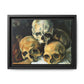Cézanne, Paul - Pyramid of Skulls (1901) - Matte Canvas, Framed