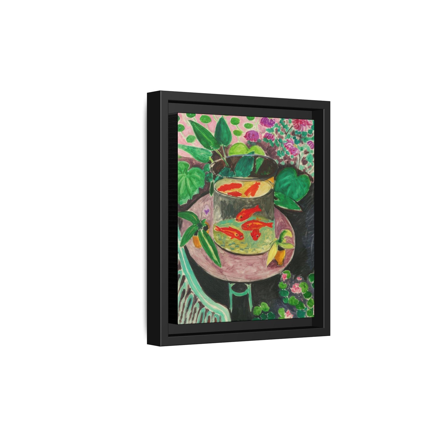 Matisse, Henri - The Goldfish (1912) - Matte Canvas, Framed