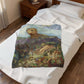 Redon, Odilon - The Cyclops (1914) - Velveteen Plush Blanket