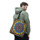 Emerald Arrows Mandala - Tote Bag