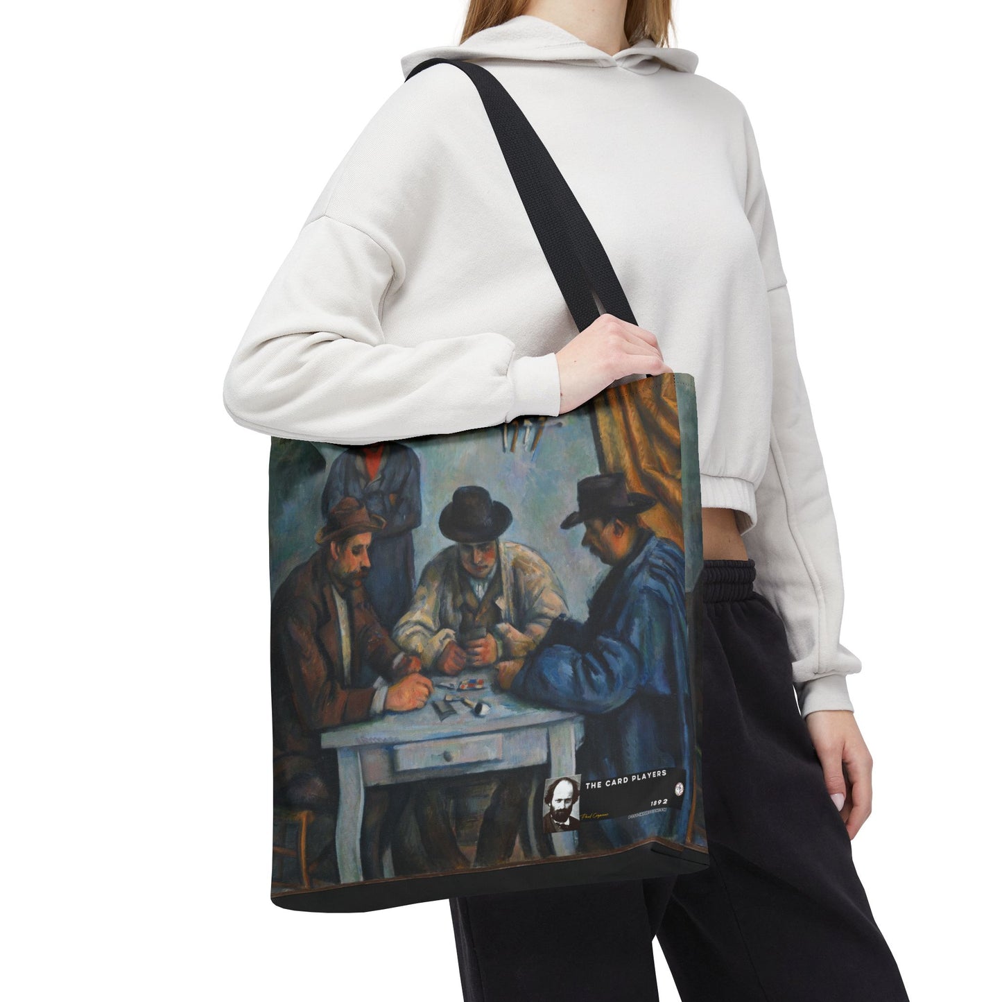 Cézanne, Paul - The Card Players (1892) - Tote Bag