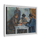 Cézanne, Paul - The Card Players (1892) - Matte Canvas, Framed