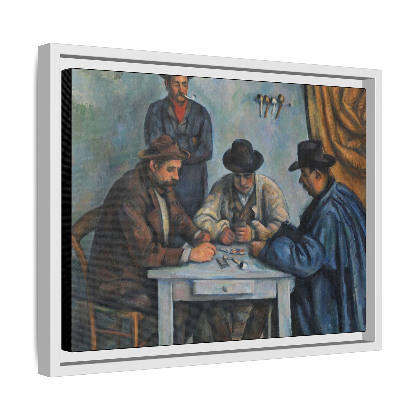 Cézanne, Paul - The Card Players (1892) - Matte Canvas, Framed