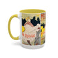 Toulouse-Lautrec, Henri - Moulin Rouge - La Goulue (1891) - Colorful Accent Mugs
