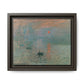 Monet, Claude - Impression, Sunrise (1872) - Matte Canvas, Framed