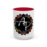 AdamPacio.com - Black Logo - Colorful Accent Mugs