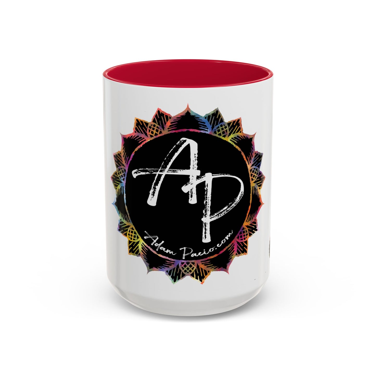 AdamPacio.com - Black Logo - Colorful Accent Mugs