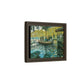 Monet, Claude - La Grenouillere (1869) - Matte Canvas, Framed